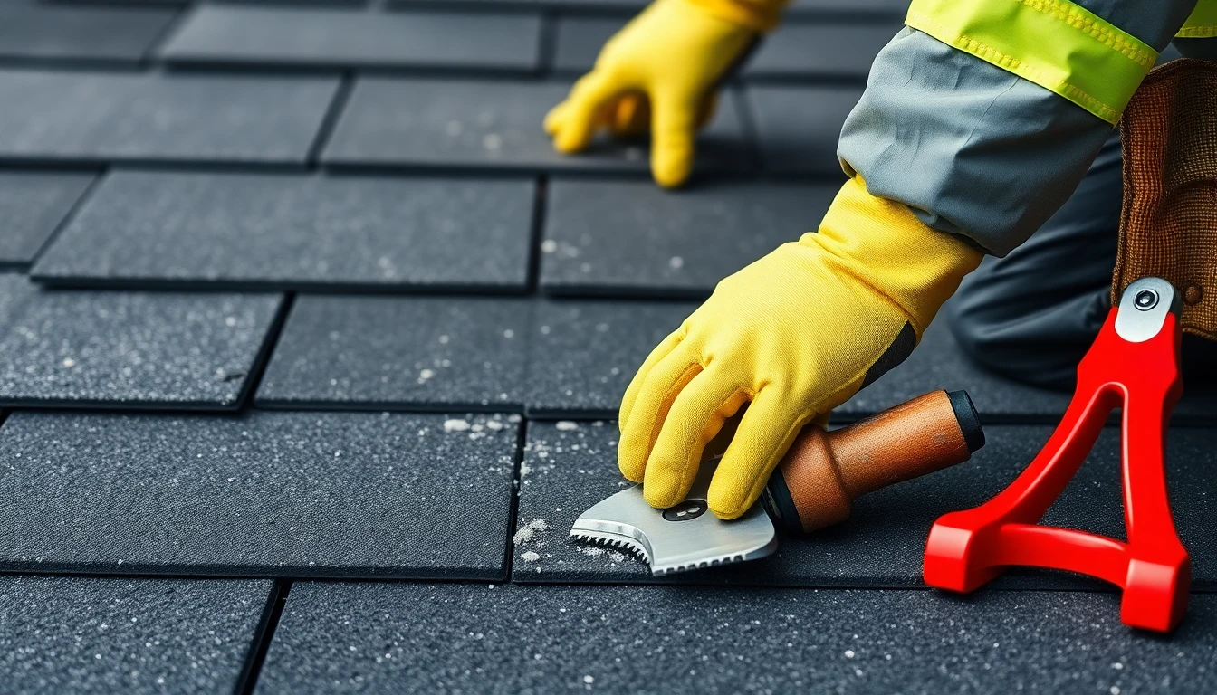 Asphalt shingle repair