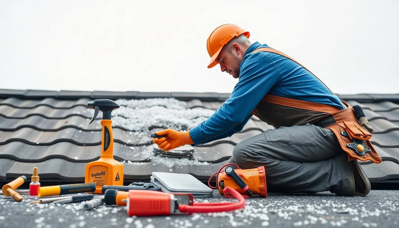 Wind damage repair