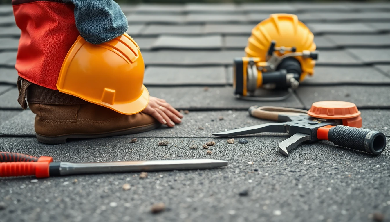Storm damage repair
